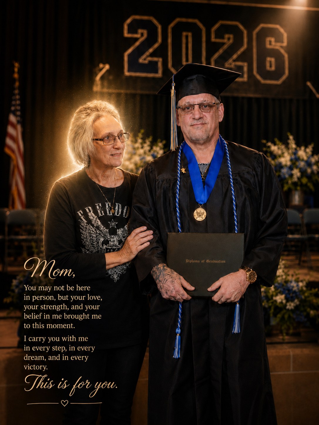 Graduation tribute to Mom: This is for you
